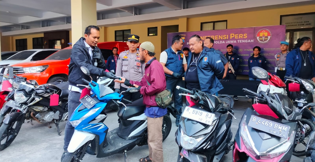 Polisi Ungkap Sindikat Curanmor di Brebes, 2 Tersangka Ditangkap dan Belasan Motor Diamankan 