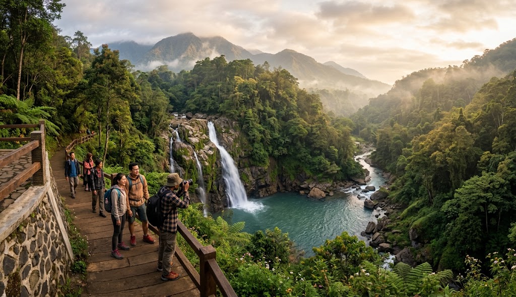 10 Wisata Alam di Batang yang Indah, Ada Pantai, Curug dan Kebun Teh