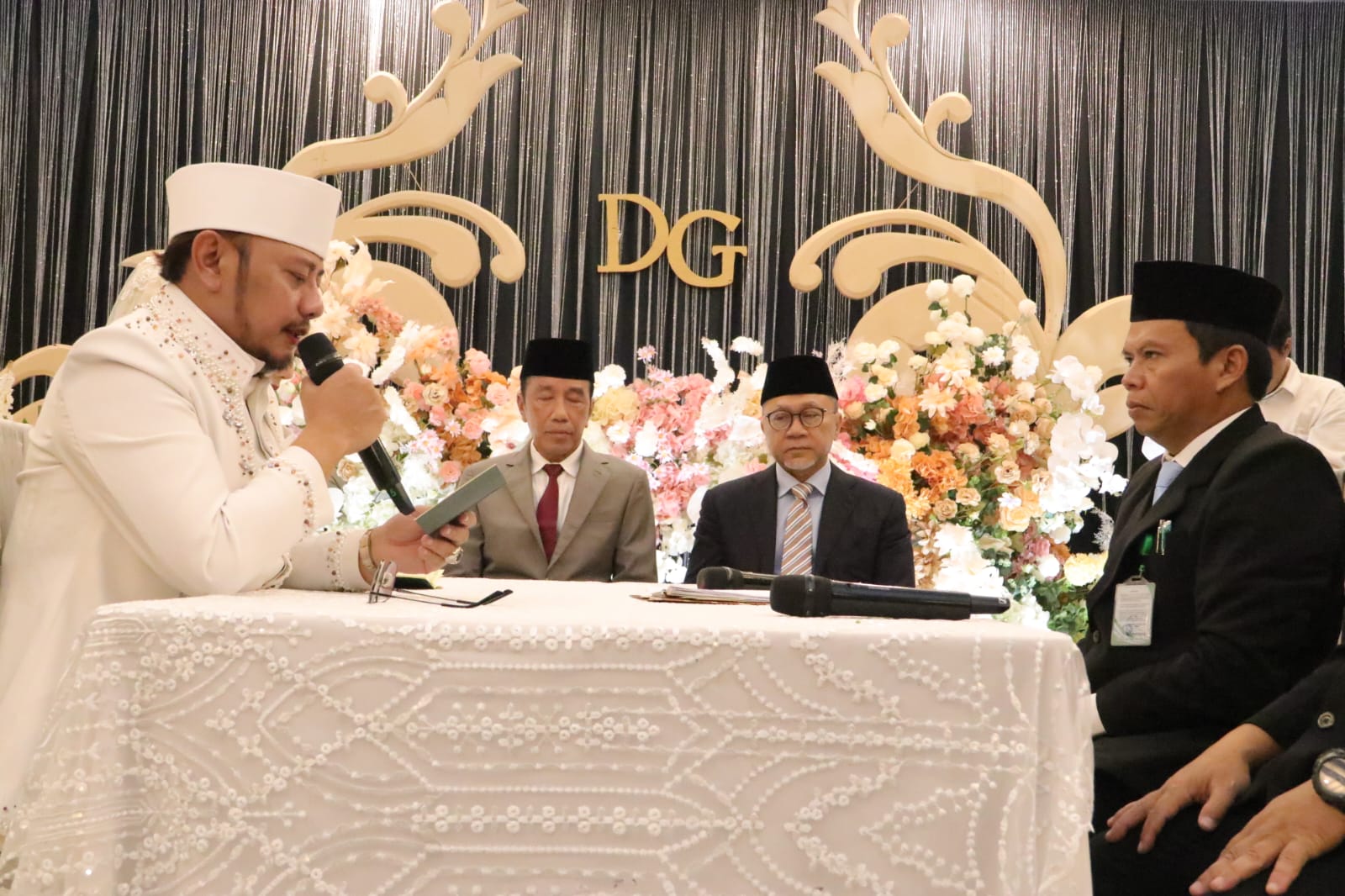 Sah! Wali Kota Tegal Gelar Akad Nikah di Solo Disaksikan Jokowi dan Zulhas
