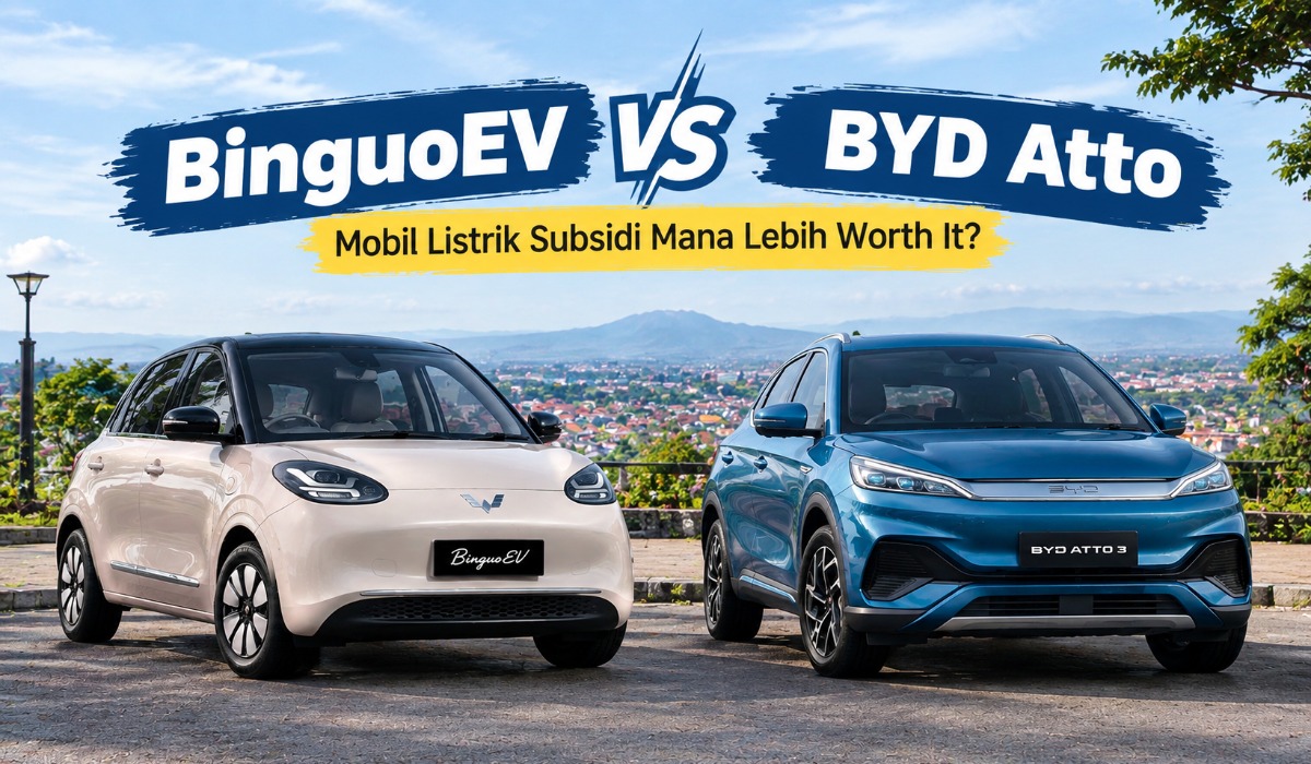 BinguoEV vs BYD Atto 3: Perbandingan Baterai, Jarak Tempuh, dan Kepraktisan Harian