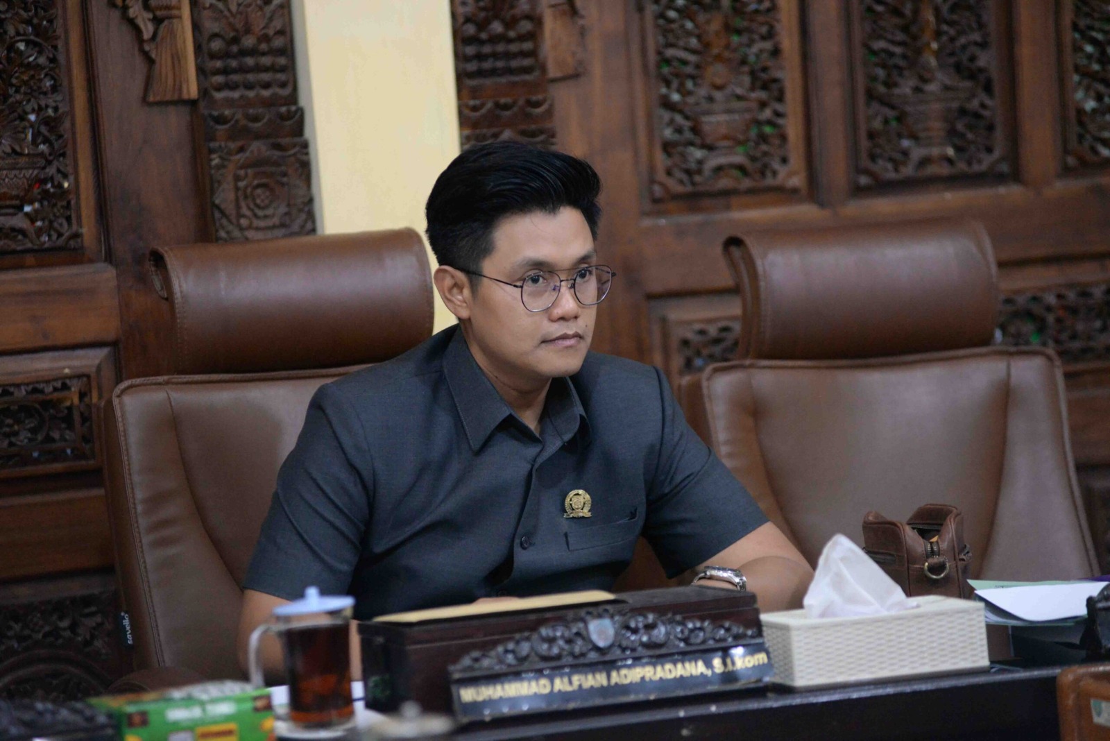 DPRD Kabupaten Tegal Minta Kanopi Pasar Trayeman Segera Diperbaiki, Jangan Tunggu Ada Korban