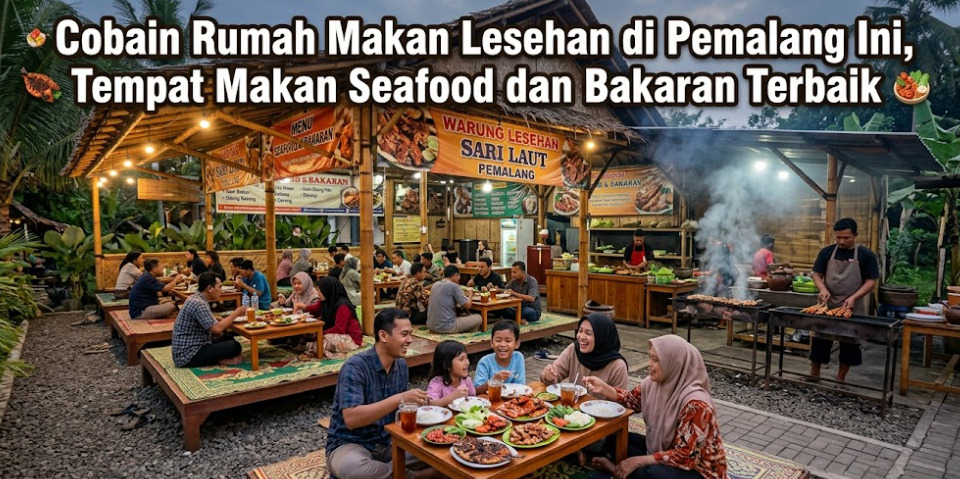Cobain Rumah Makan Lesehan di Pemalang Ini, Tempat Makan Seafood dan Bakaran Terbaik