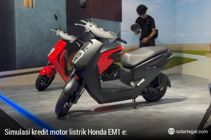 Simulasi Kredit Motor Listrik Honda EM1 e: Angsuran per Bulan Cuma Rp1,333 Juta, DP-nya Berapa ya?