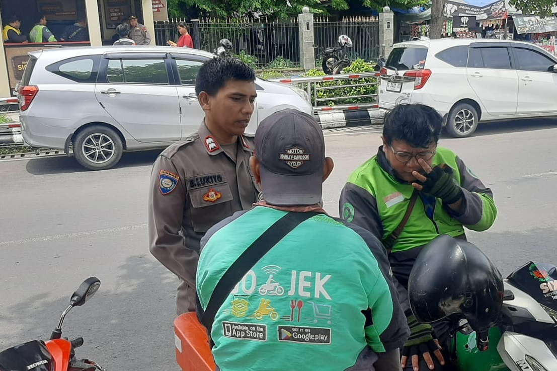 Polisi Imbau Pengemudi Ojol di Tegal Tak Sembarangan Naik Turunkan Penumpang