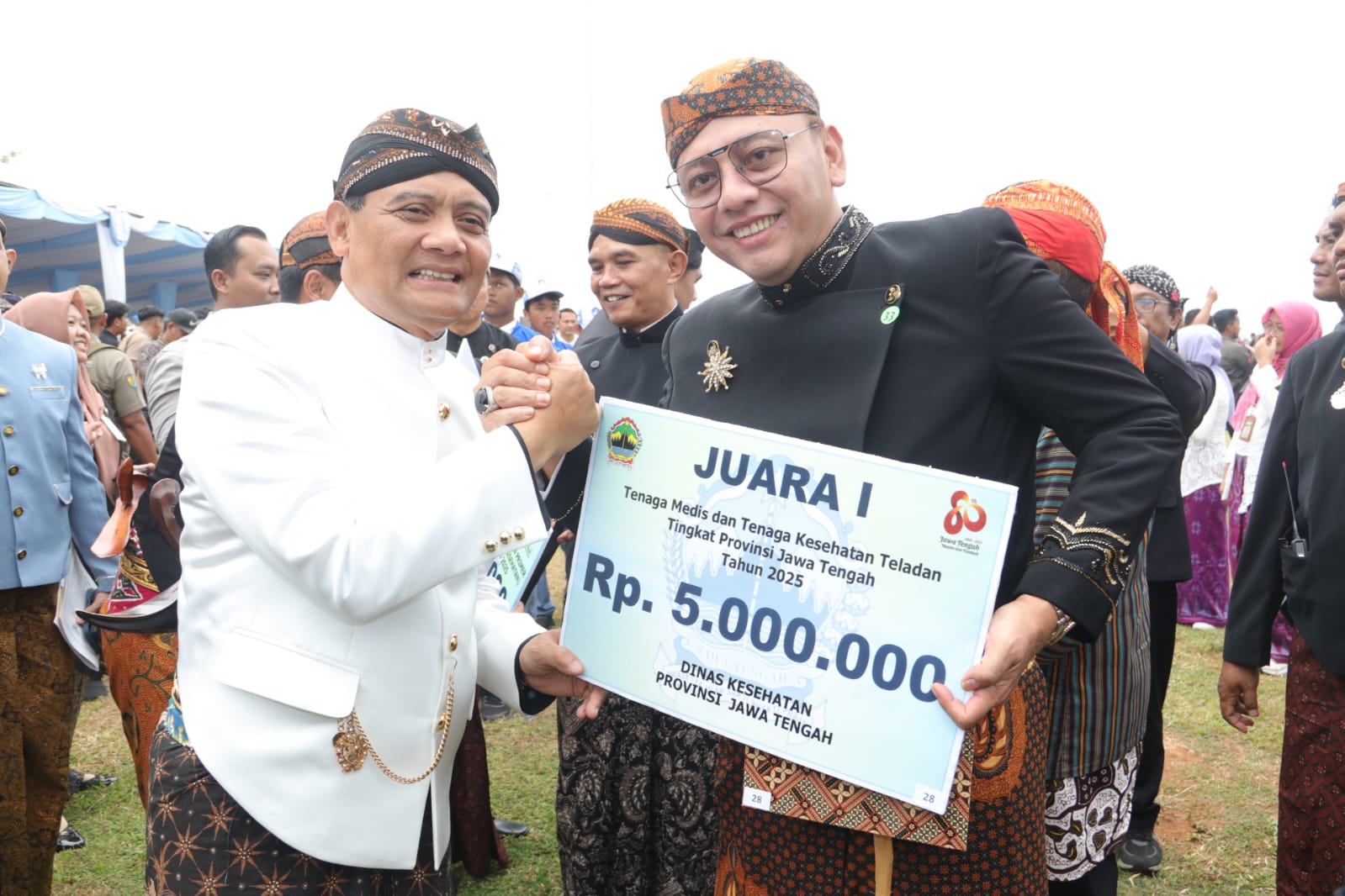 Persentase Kehadiran Program PKG Tertinggi di Jateng, Pemkot Tegal Terima Penghargaan