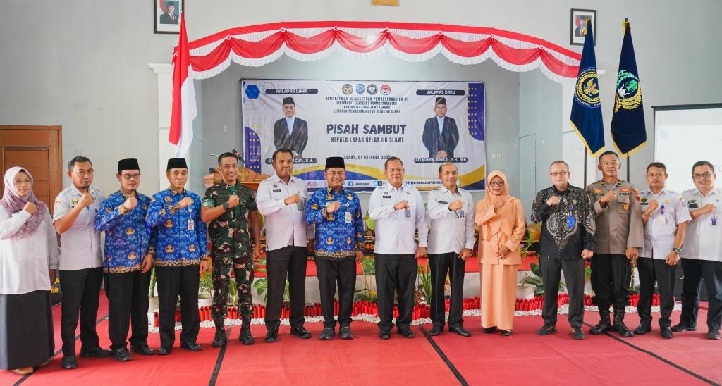 Serah Terima Jabatan Kalapas, Bupati Tegal Minta Kerja Sama Berlanjut