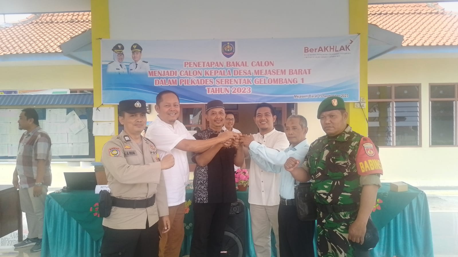 Mantap! Penetapan Calon Kades Mejasem Barat Tegal Berlangsung Kondusif