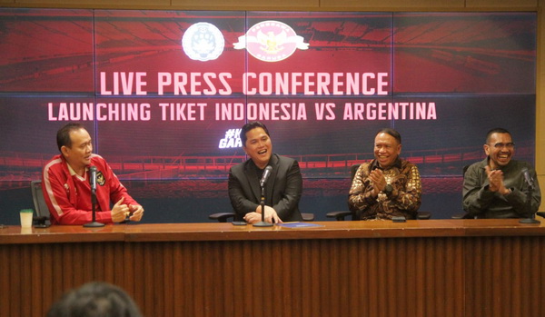 60.000 Tiket Indonesia vs Argentina Dijual Mulai 5 Juni, Begini Cara Beli nya