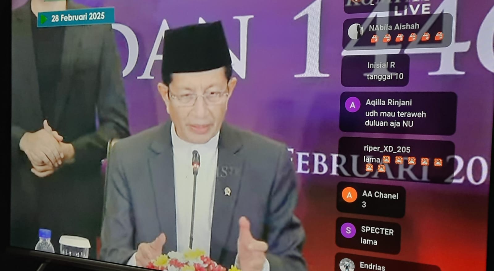 BREAKING NEWS! Pemerintah Tetapkan 1 Ramadan 1446 Hijriyah Bertepatan 1 Maret 2025