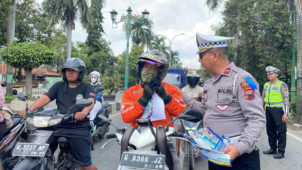 Maksimalkan Operasi Keselamatan Lalu Lintas Candi 2023, Polres Tegal Terjunkan 4 Satgas