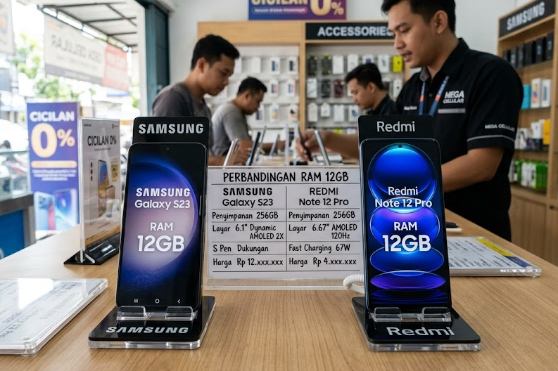 Samsung RAM 12 GB vs Redmi RAM 12 GB, Mana yang Cocok untuk Pelajar? 