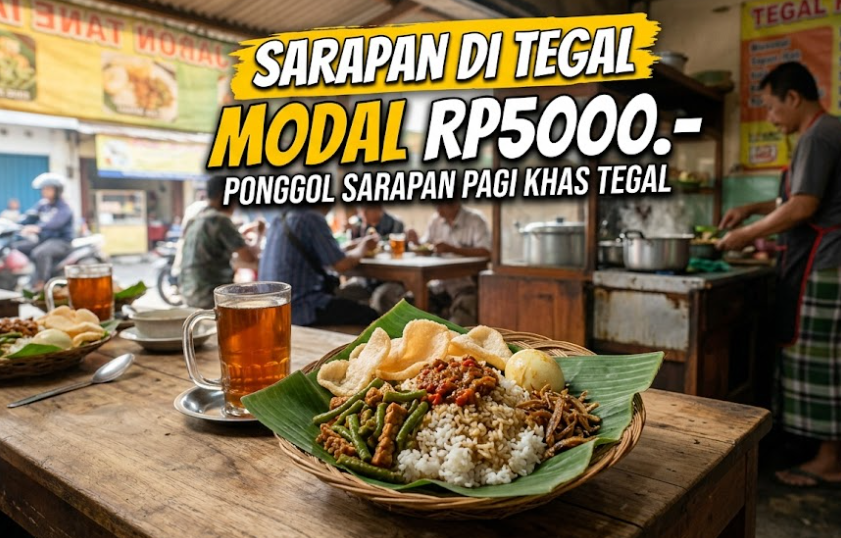 Modal Rp5 Ribu Sarapan di Tegal yang Enak Apa?