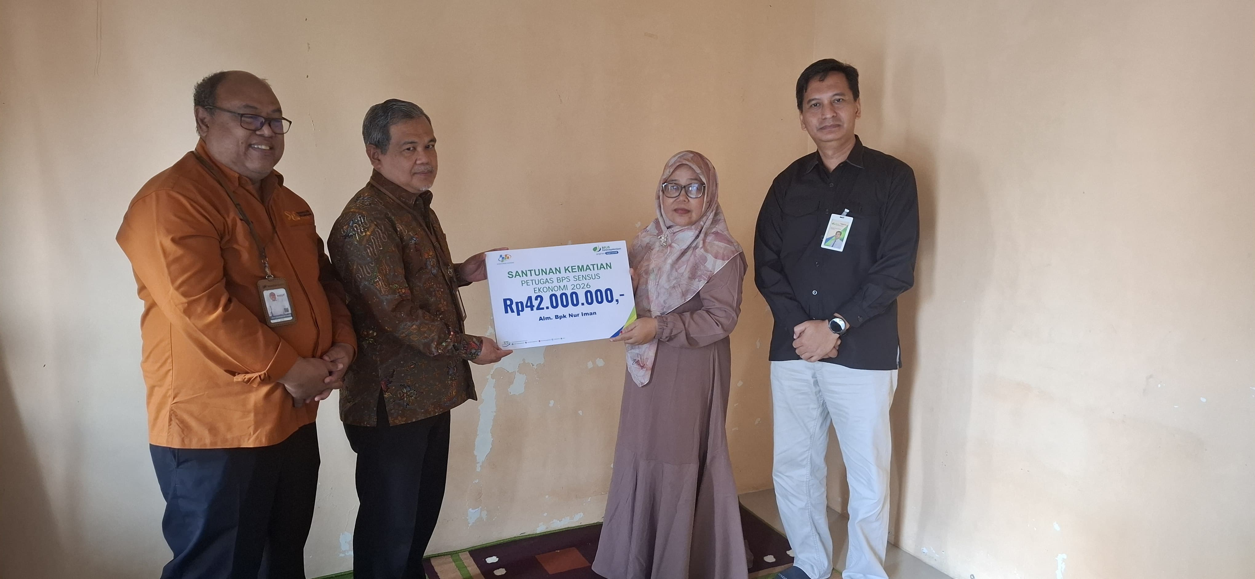 1.699 Petugas Sensus Ekonomi 2026 di Brebes Dibekali JKK dan JKM