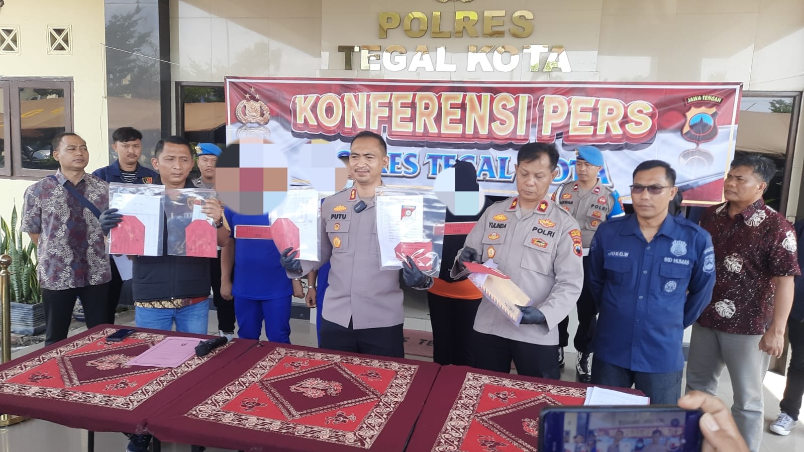 Tiga Tersangka Kasus Penipuan di Tegal Diamankan, Seorang Diantaranya IRT