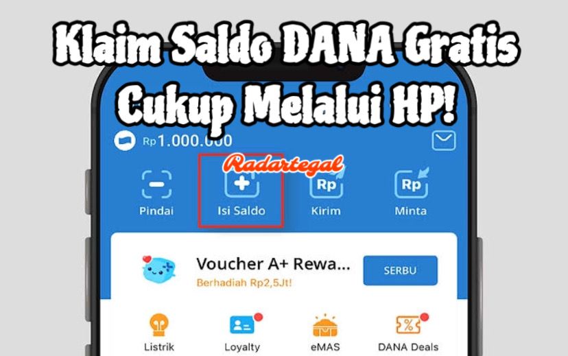 Klaim Saldo DANA Gratis Sekarang, Rp120 Ribu Langsung Masuk ke E-Wallet Anda