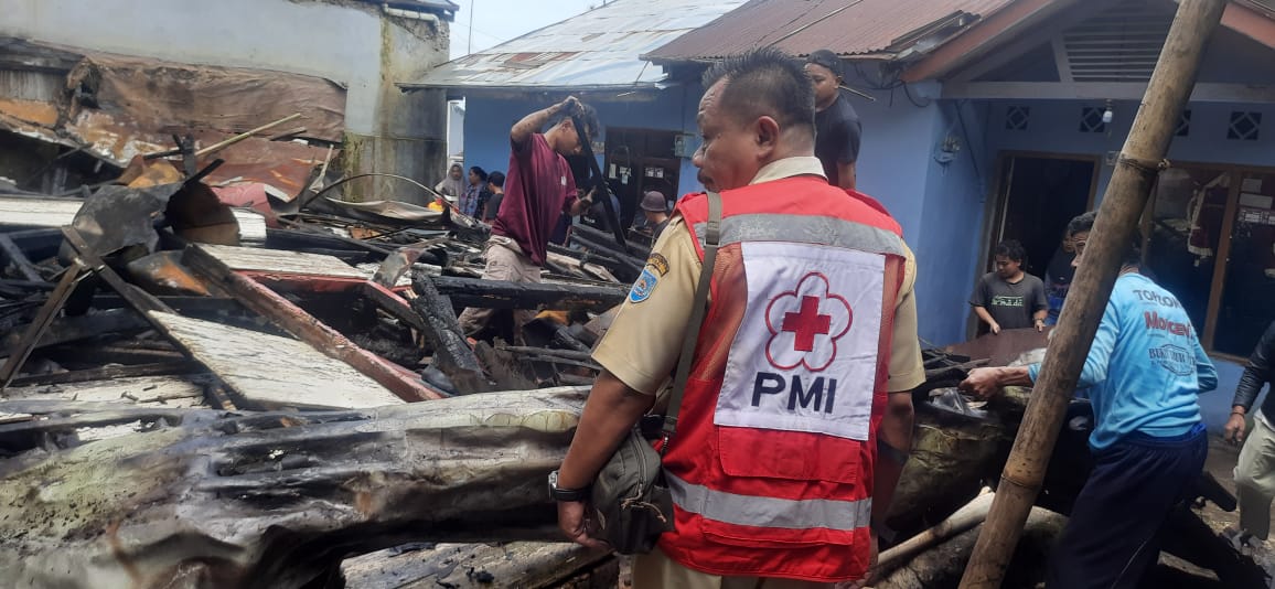 Rumah Warga di Tegal Ludes Terbakar saat Ditinggal Kondangan