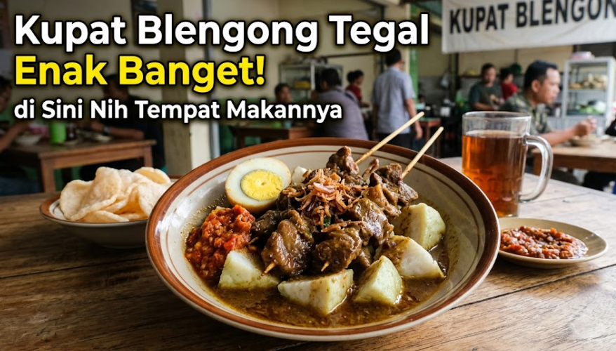 Kupat Blengong Tegal Enak Banget! di Sini Nih Tempat Makannya