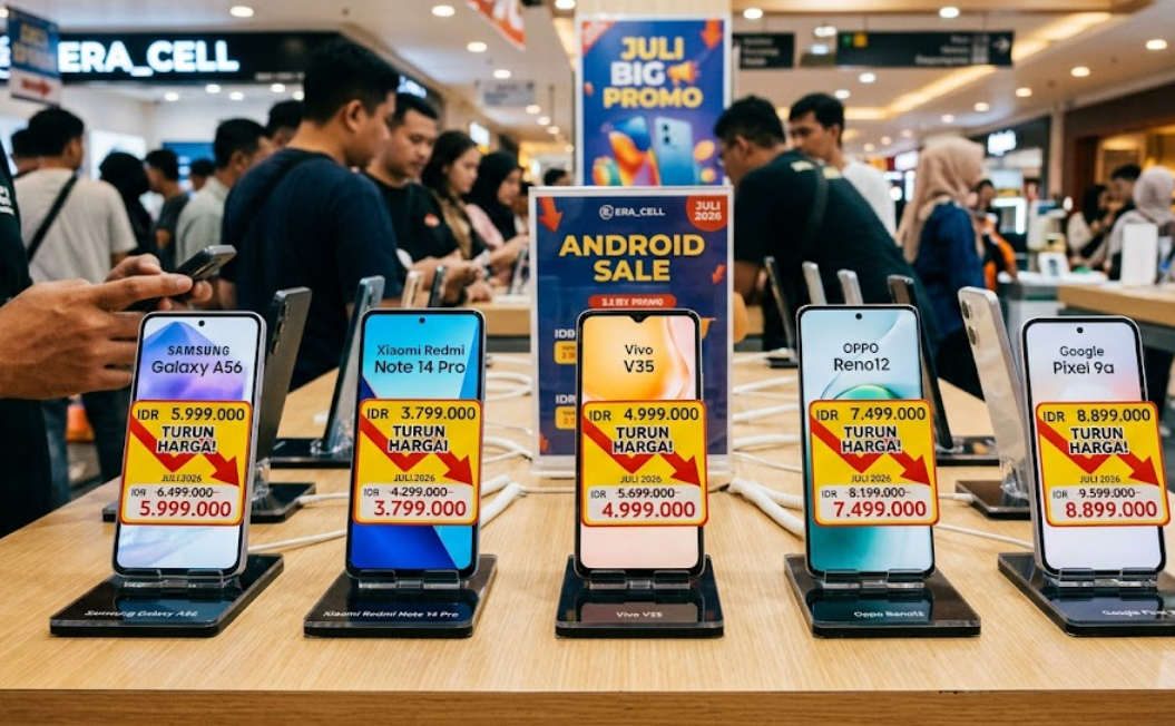5 HP Android yang Turun Harga di Bulan Juli 2026, Flagship dan Mid-Range Jadi Murah Banget!