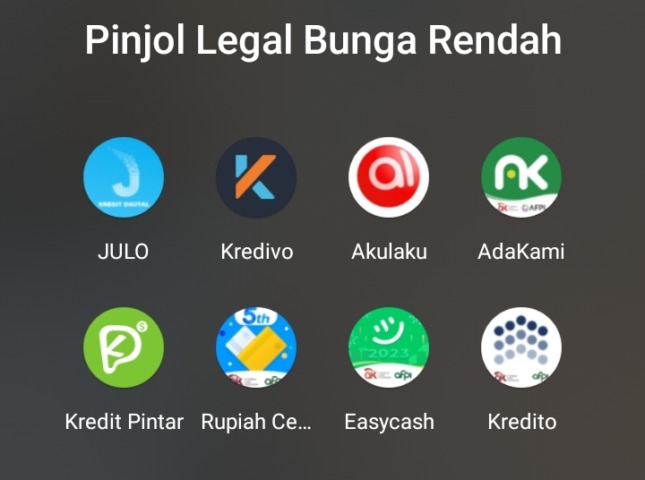 17 Pinjol Bunga Rendah Resmi OJK Tenor Panjang, Cair Hingga 20 Juta Cuma 24 Jam Begini Cara Mendapatkannya