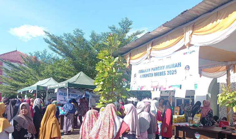 Jaga Stabilitas Harga Jelang Libur Nataru, DPKP Brebes Gelar Gerakan Pangan Murah