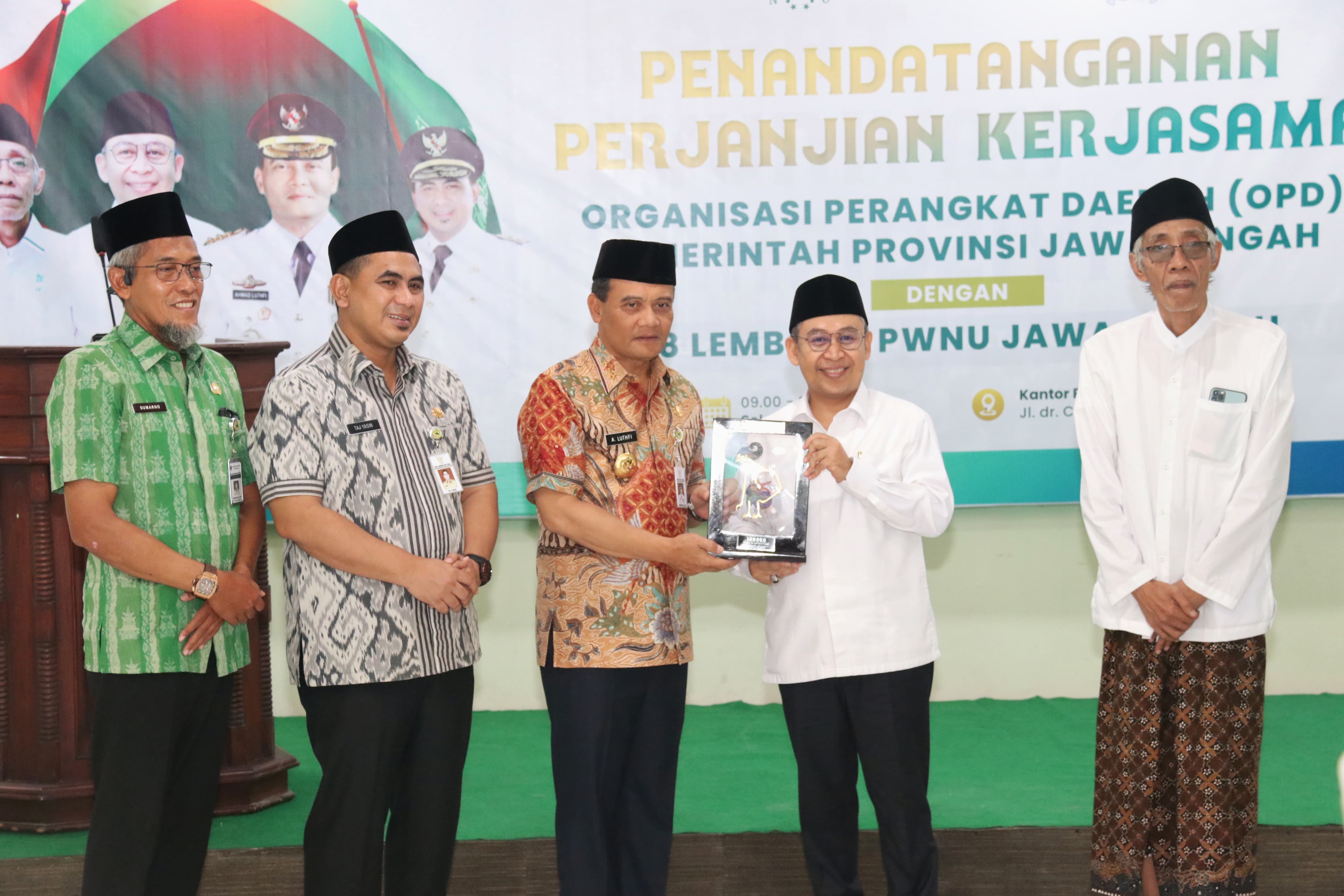 Pemprov Jateng Gandeng 18 Lembaga PWNU, Gubernur: Ke Depan Ini Bisa Dirasakan 