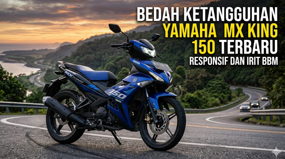Bedah Ketangguhan Yamaha MX King 150 Terbaru, Responsif dan Irit BBM