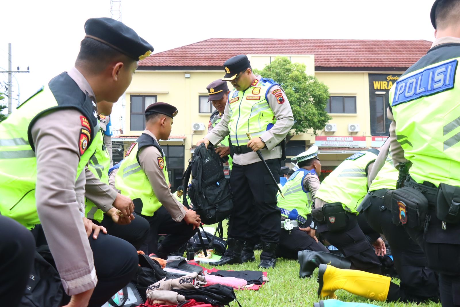 Antisipasi Penanggulangan Bencana,  Kesiapan Peralatan dan Personel Polisi Dicek