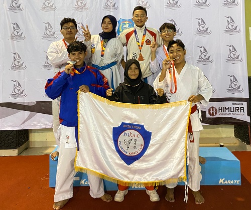 Mantap Jiwa! Mahasiswa Poltek Harber Kota Tegal Borong Juara Karate se Jateng