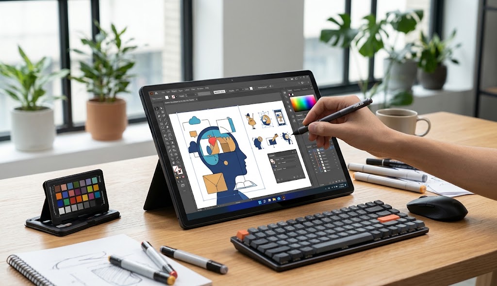 5 Tab ASUS untuk Desain Grafis 2026, Layar Tajam dan Support Stylus