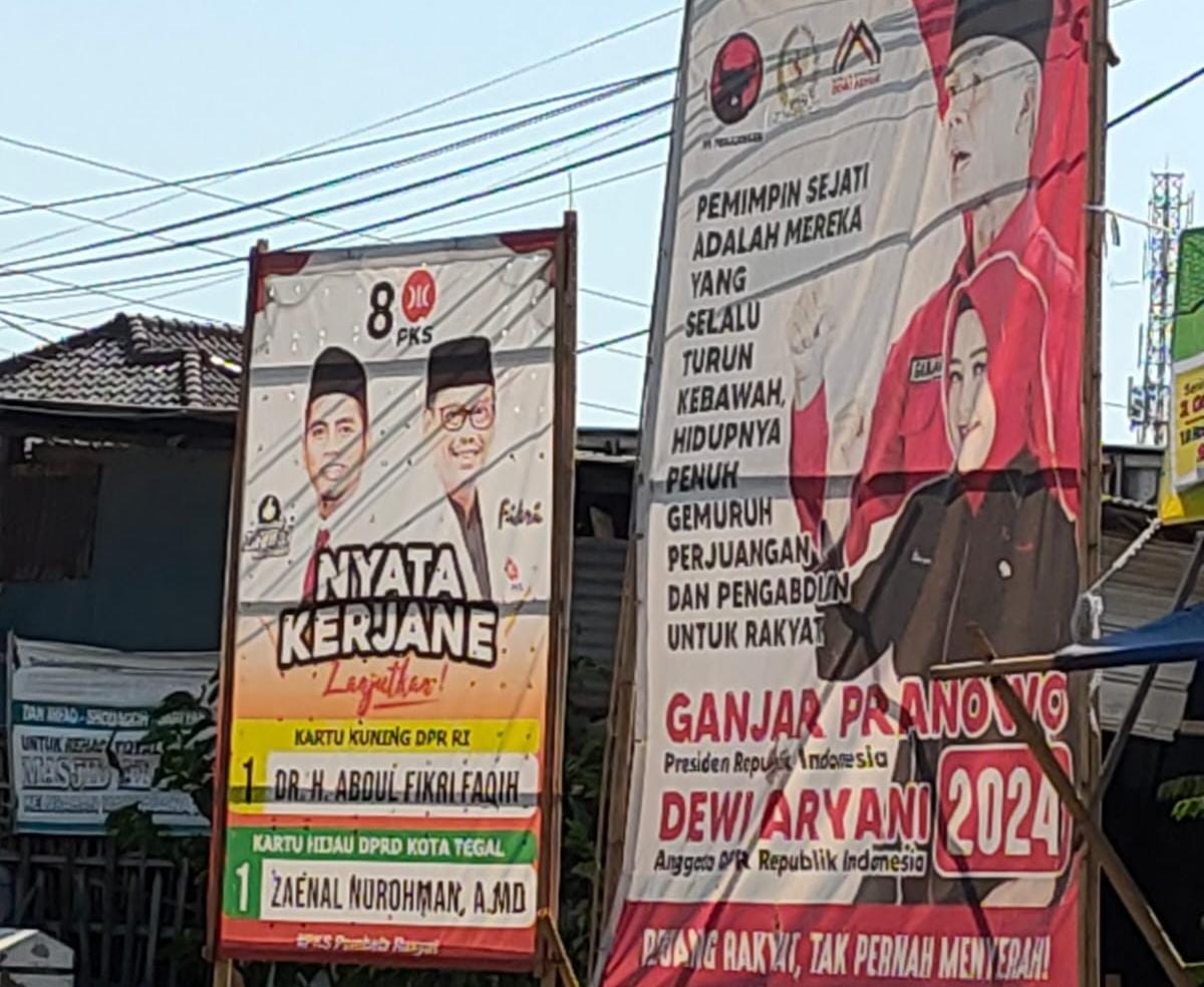Satpol PP Diminta Tak Tebang Pilih dalam Penertiban Baliho Caleg Pemilu 2024 di Kota Tegal