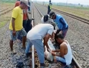 Tertemper Kereta Api, Warga di Pemalang Terpental Hingga 50 Meter