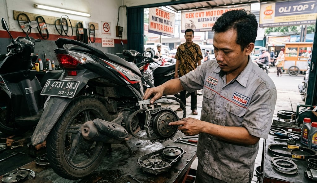 Wajib Tahu! Ini Cara Cek CVT Motor Matic Bekas Sebelum Beli