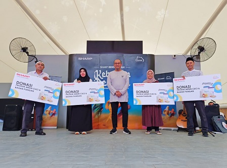 Sharp Bersedekah 2026 Salurkan 10 Mesin Cuci Puremagic Kepada Panti Asuhan Usulan Masyarakat