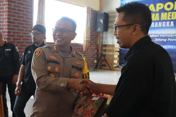 Hadapi Tahun Politik, Kapolres Tegal Ajak Insan Media Ciptakan Iklim Sejuk