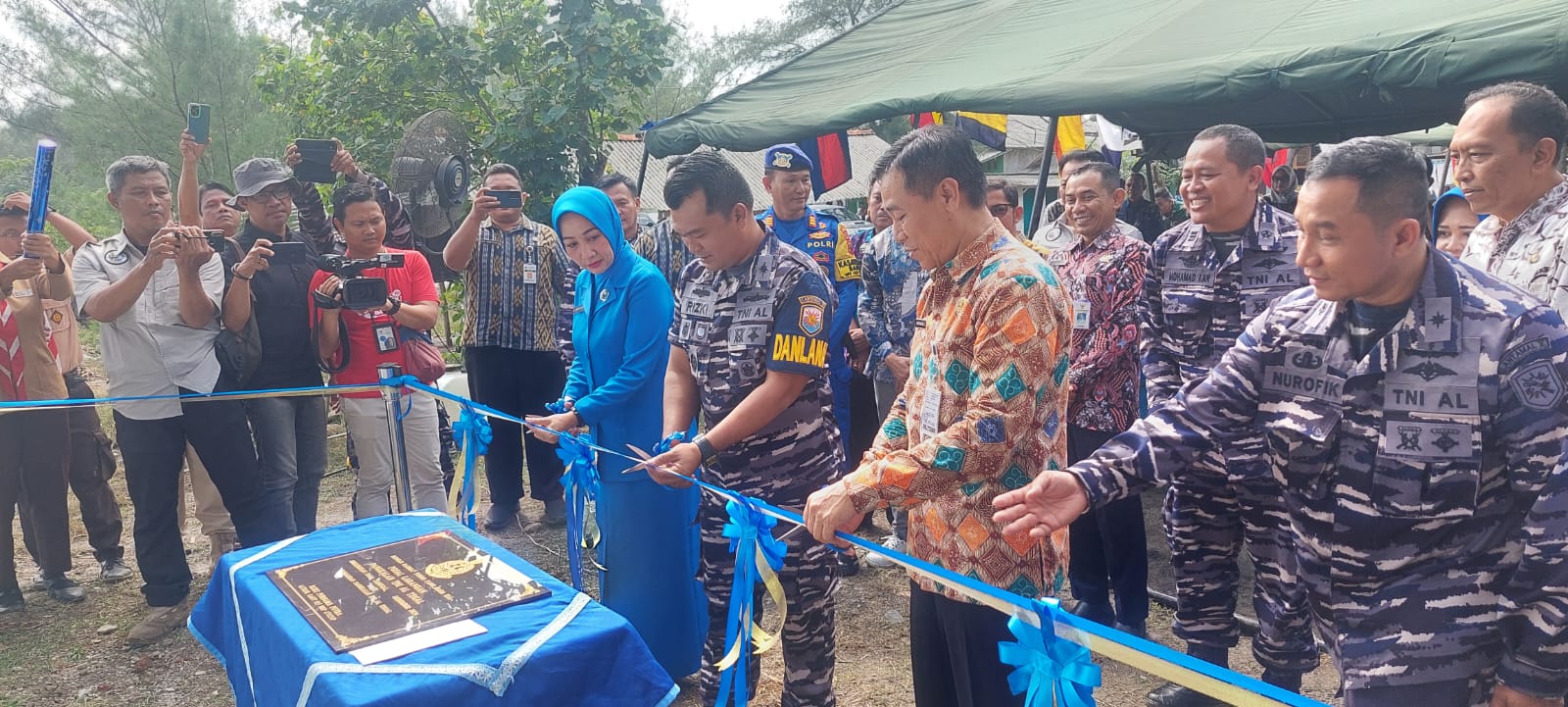 Antisipasi Kejahatan, Pos TNI Angkatan Laut Didirikan di Pantai Larangan Tegal 