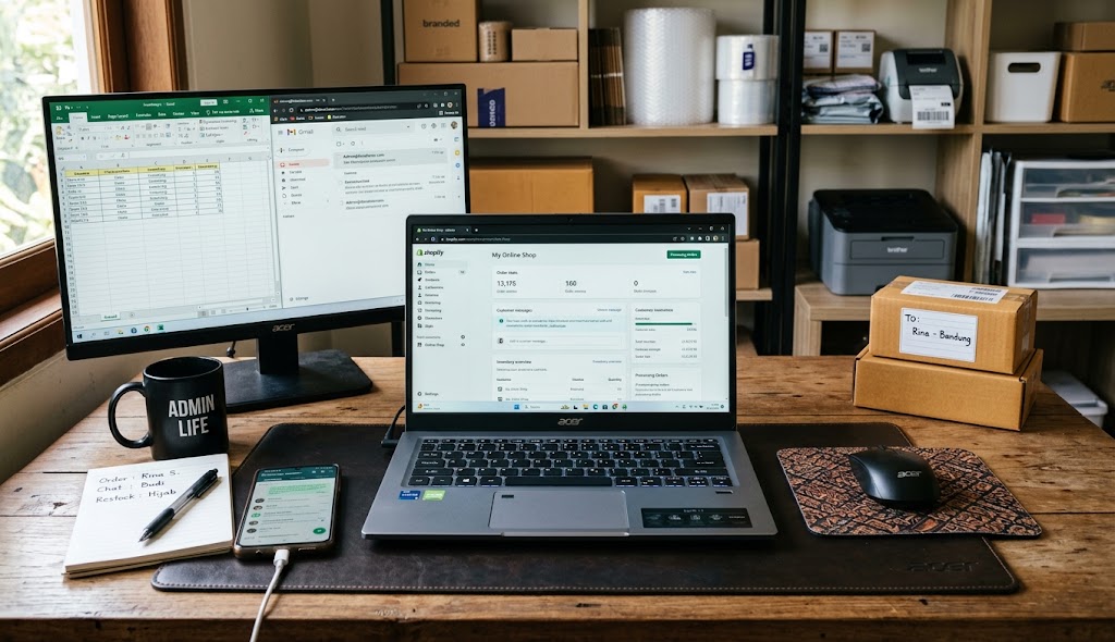 5 Pilihan Laptop Acer Terbaik untuk Admin Online Shop 2026, Cocok Buat Marketplace dan Canva
