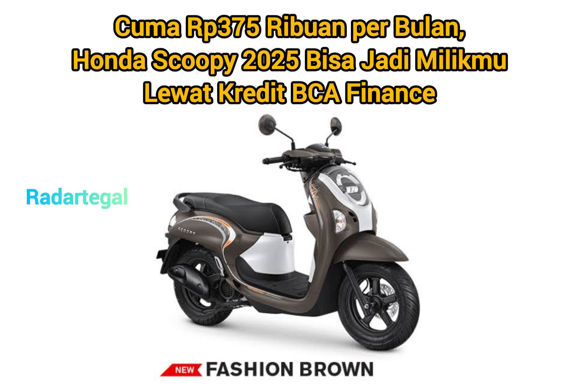 Cuma Rp375 Ribuan per Bulan, Motor Ikonik Honda Scoopy 2025 Bisa Jadi Milikmu