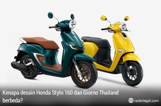 Jangan Kecewa Yah? Desain Honda Stylo 160 dan Giorno Thailand Berbeda ...