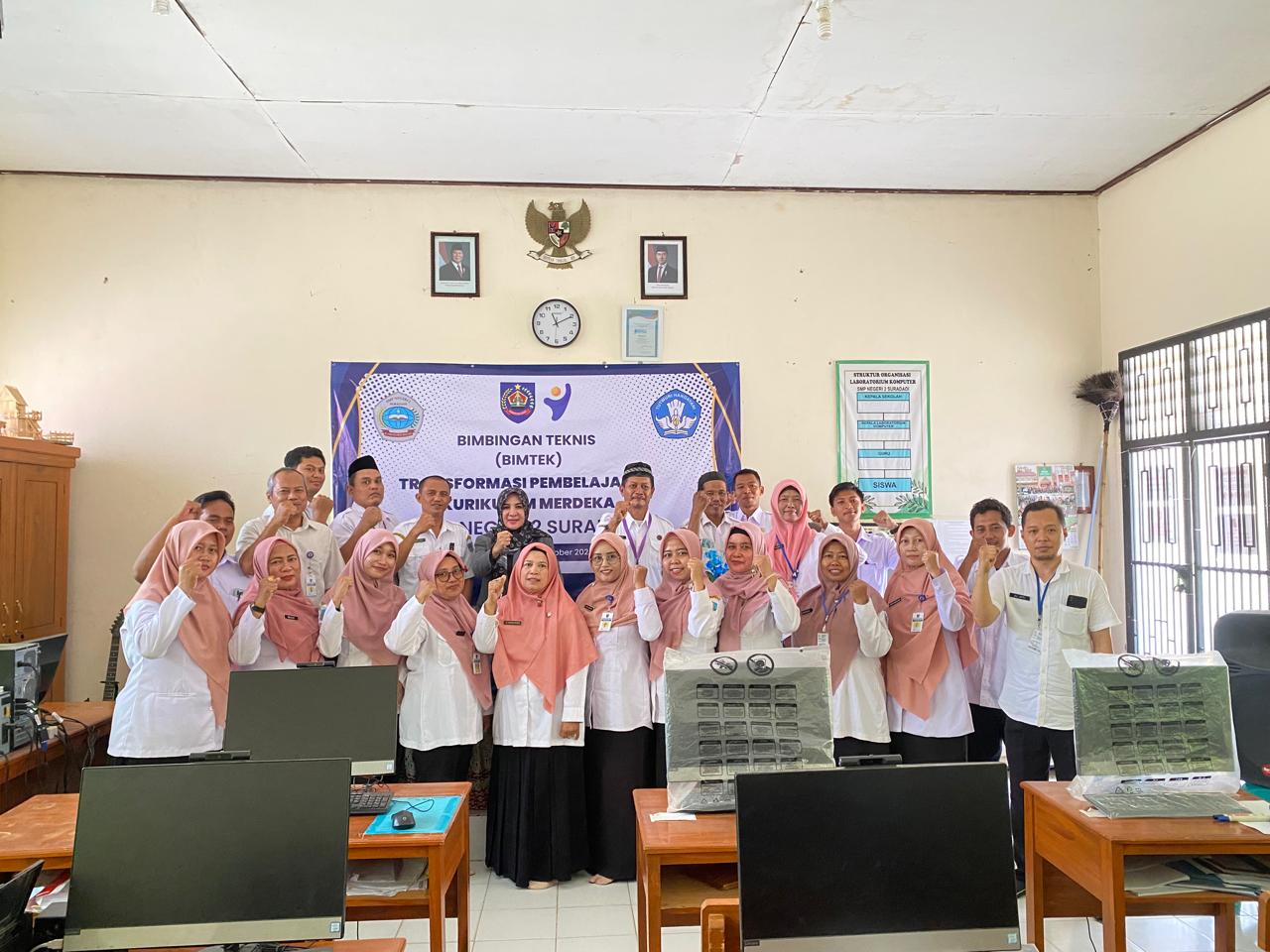 SMPN 2 Suradadi Tegal Bimtek Transformasi Pembelajaran Kurikulum Merdeka  