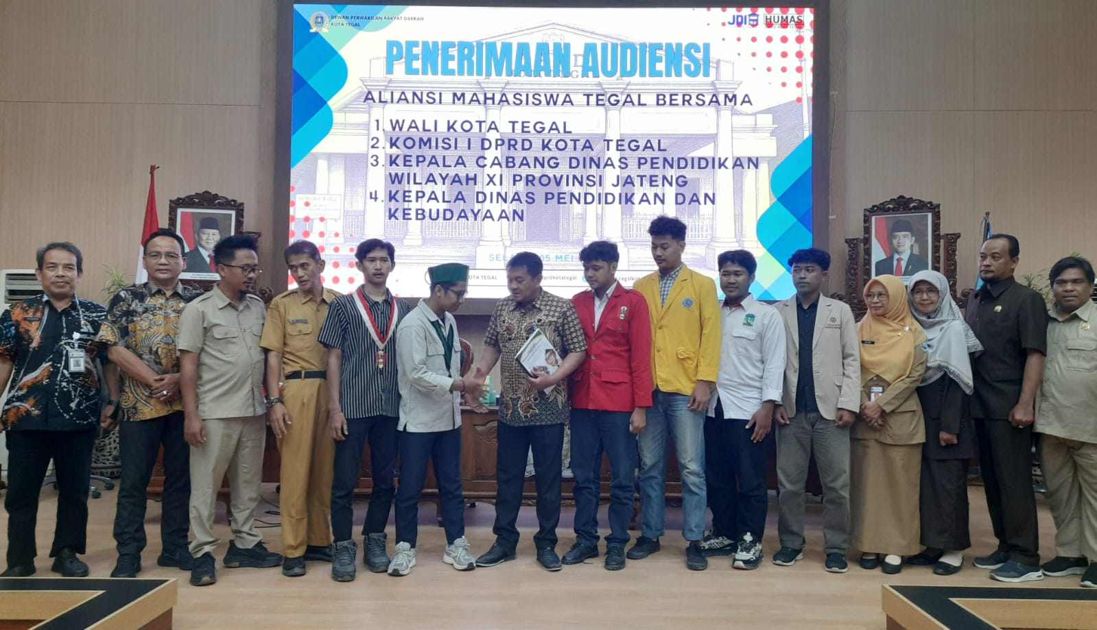 Soroti Persoalan Pendidikan, Mahasiswa di Tegal Datangi Gedung DPRD