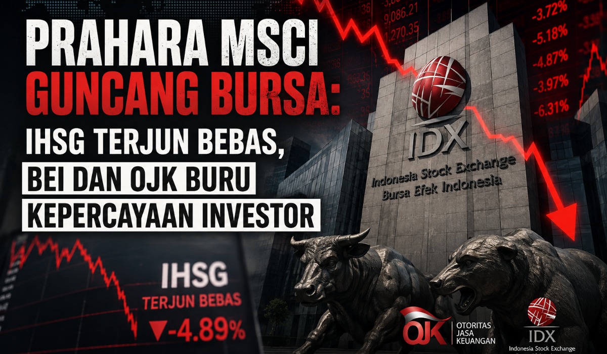 Prahara MSCI Guncang Bursa: IHSG Terjun Bebas, BEI dan OJK Buru Kepercayaan Investor