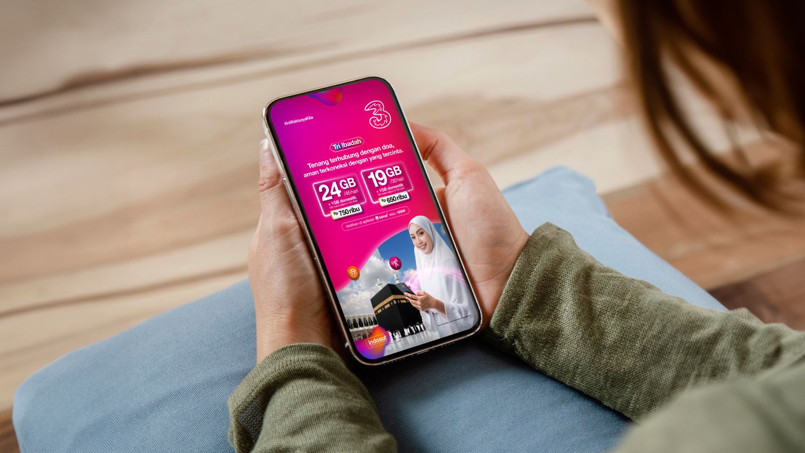 Dukung Kelancaran Komunikasi dari Tanah Suci, IOH Hadirkan Produk Tri Ibadah