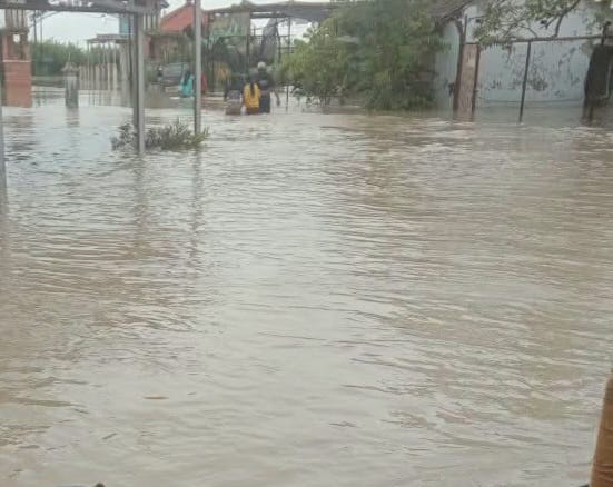 Sungai Comal Pemalang Banjir, Desa Pesantren Ulujami Terendam 