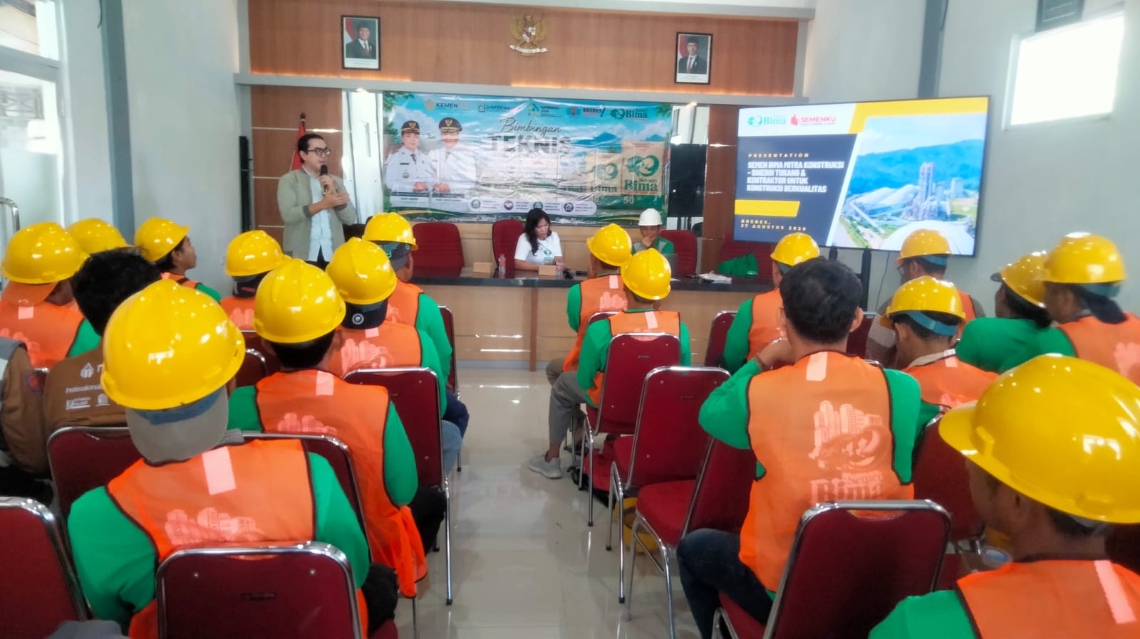 45 Tukang di Brebes Ikut Bimtek di Dinperwaskim, Tingkatkan Kualitas Pembangunan RTLH