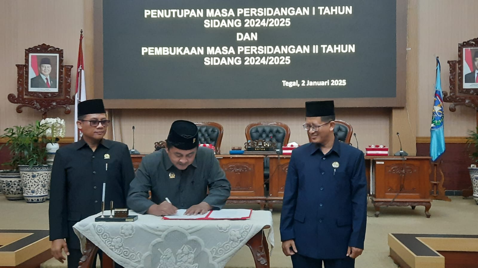 DPRD Kota Tegal Tutup Masa Persidangan I Tahun Sidang 2024/2025