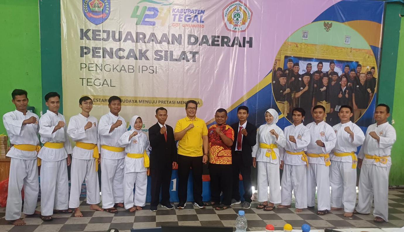 Kejurda Pencak Silat IPSI Kabupaten Tegal, Ratusan Pesilat Adu Jurus