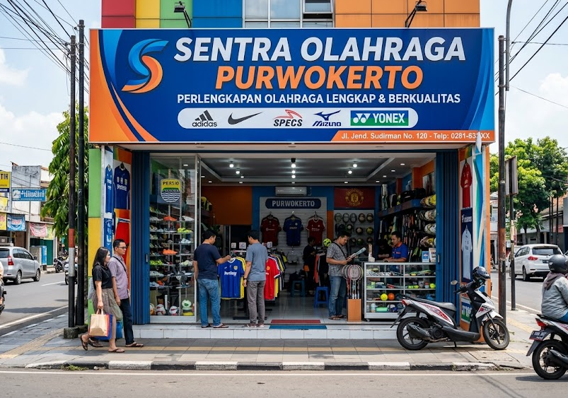 8 Toko Olahraga di Purwokerto yang Lengkap dan Terpercaya 2026, Sepatu, Jersey hingga Alat Fitness