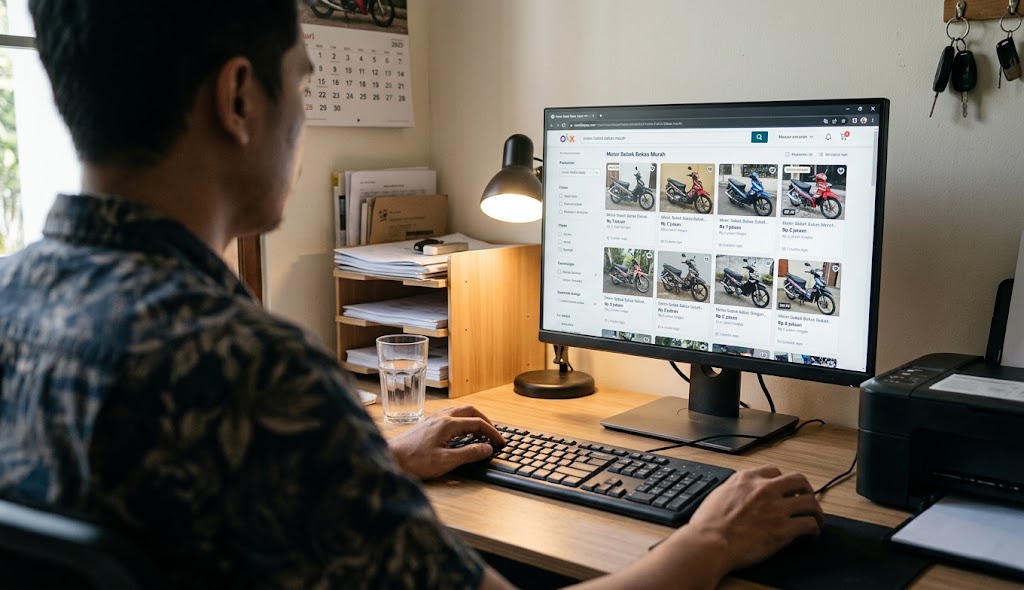 Tips Cari Motor Bebek Bekas Murah di Marketplace agar Tidak Kena Tipu