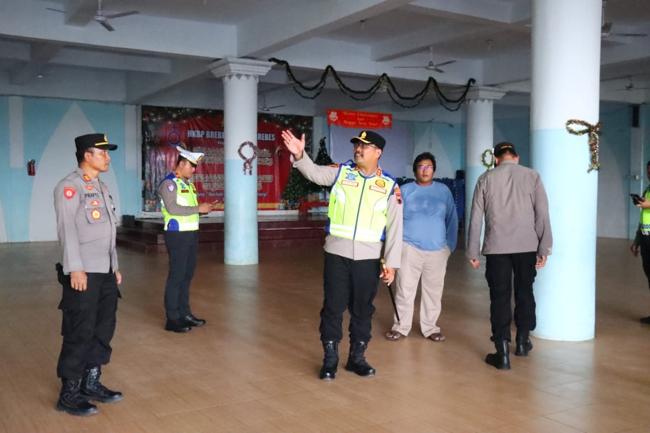 Jelang Perayaan Natal, Polres Brebes Petakan Titik Pengamanan Gereja