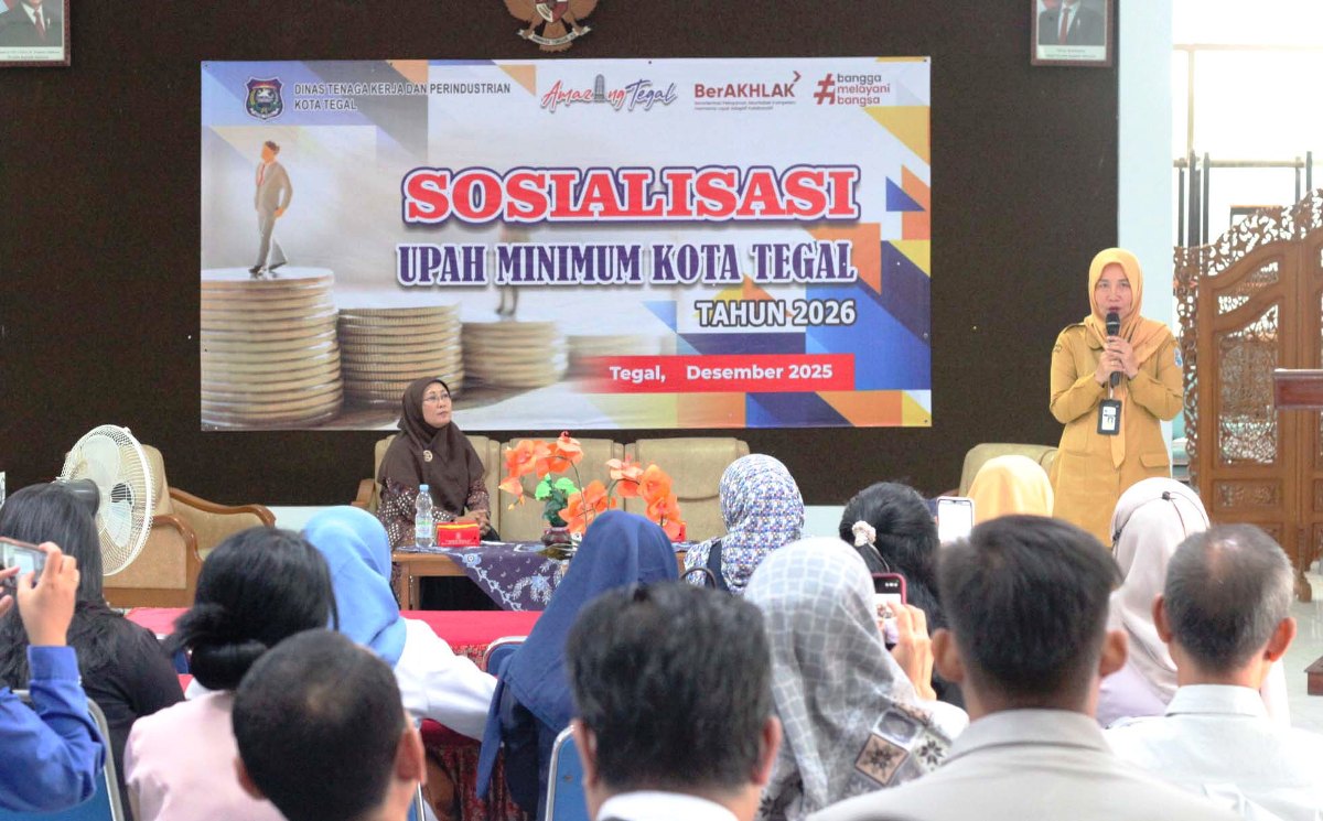 Disnakerin Warning Pengusaha Soal Pelaksanaan UMK Kota Tegal 2026